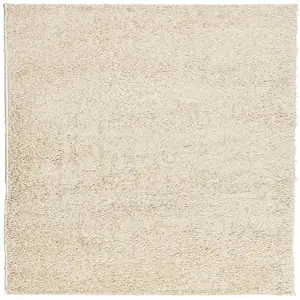 Shaggy Rug PAMPLONA High Pile Modern Gold 160x160 cm