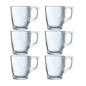 URBNLIVING 7cm Height 90ml Coffee Mug Set of 6 Pcs