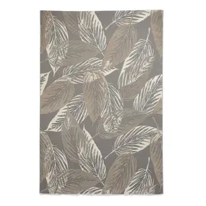 Grey Optical 3D Washable Abstract Modern Dining Room Bedroom & Living Room Rug-120cm X 170cm