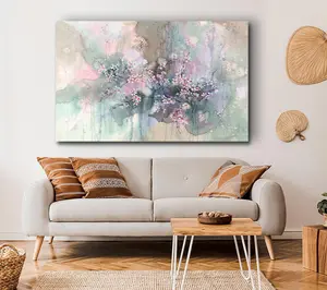 Abstract Flower Paradise Canvas Print Wall Art - Medium 20 x 32 Inches