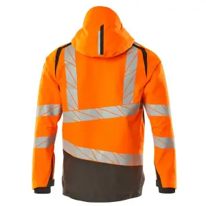 Mascot Accelerate Safe Lightweight Lined Outer Shell Jacket (Hi-Vis Orange/Dark Anthracite)  (XXXXX Large)