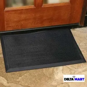 Durable 60cm x 40cm Anti Fatigue Rubber Mat  Heavy Duty Comfort for Commercial & Industrial Spaces