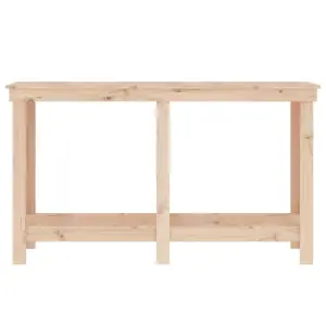 Berkfield Work Bench 140x50x80 cm Solid Wood Pine