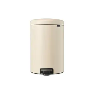 Brabantia NewIcon 20 Litre Soft Closing Pedal Bin Soft Beige