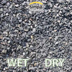 simpa 14mm Charcoal Chippings Bag 20kg