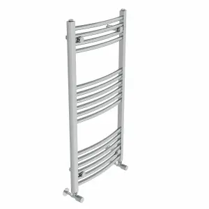 Right Radiators 1000x500 mm Curved Heated Towel Rail Radiator Bathroom Ladder Warmer Chrome