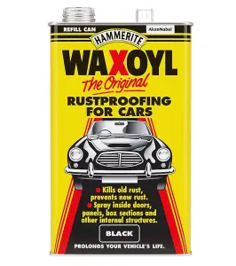 Hammerite - Waxoyl Black - Refill Can - 5 Litre