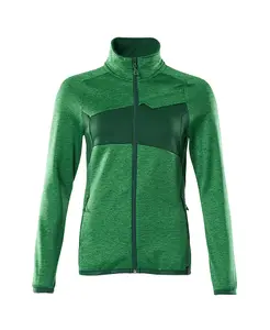 Mascot Accelerate Ladies Microfleece Jacket with Zipper (Grass Green/Green)  (XXXX Large)