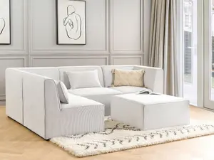 Sofa with Ottoman LEMVIG Off-White Right Hand