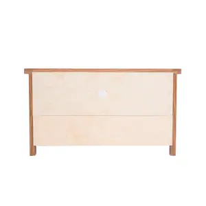 Padua Lacquered 1 Drawer TV Cabinet Brass Drop Handle