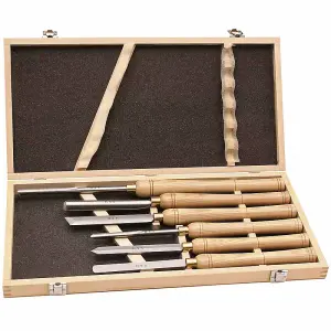 SIP 6Pc. Wood Lathe Chisel Set - Wood