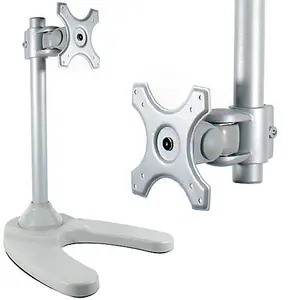 LCD TV Monitor Desk Stand Bracket 15 22" Adjustable Screen Display Swivel Holder