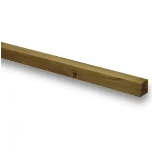 PACK OF 15 (Total 15 Units) - 47mm x 50mm (2x2) Green Pressure Treated Regularised Timber Carcassing - 4.2m Length