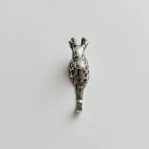 Melody Maison Silver Metal Giraffe Wall Hook