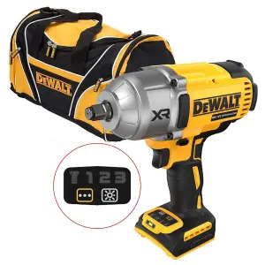 Dewalt 18v DCF900N XR High Torque Impact Wrench Li-Ion 1/2" 1396Nm + Tool Bag