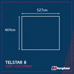 New Berghaus Telstar 8 Fire Retardant Tent Footprint