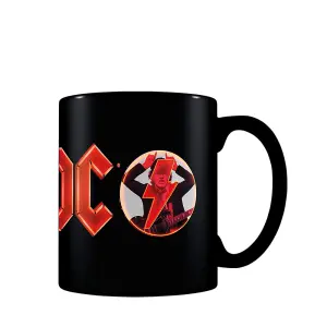 AC/DC Power Up Heat Changing Mug Black/Red (11.7cm x 10.2cm x 8.5cm)