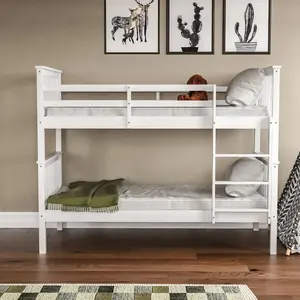 Muskoka Single (3') Standard Bunk Bed White