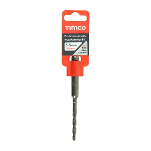 Timco - Professional SDS Plus Hammer Bit (Size 5.5 x 110 - 1 Each)