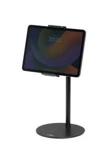 Durable TWIST 360 Gooseneck Tablet and Phone Holder iPad Desk Stand - Black