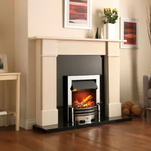 Dimplex Opti-myst Chrome effect Electric Fire (D)65mm