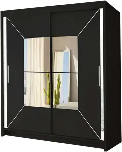 Sliding Wardrobes 4U Buckingham Mirror Sliding Door Wardrobe W2030mm x H2170mm