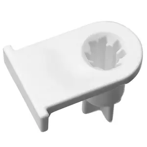 SPARES2GO Door Hinge Support Socket for Bosch fits Neff Fridge Freezer (White)