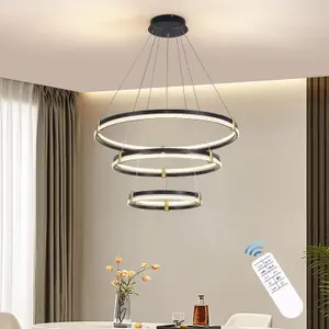 Garwarm 3-Ring  LED Dimmable Chandelier with Remote Control