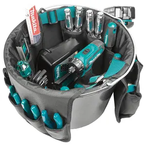 Makita E-15497 Tool Bucket Tote Bag Toolbag Fixings Bag Organiser Strap System