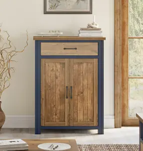 Splash of Blue - Shoe Storage Cupboard With Drawer