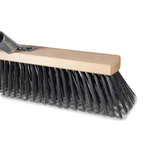 Heavy Duty Garden Broom Metal Wire Bristles Outdoor 30cm / 12" Stiff Hard Brush (Head Only)