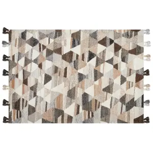 Wool Kilim Area Rug 160 x 230 cm Multicolour ARGAVAND