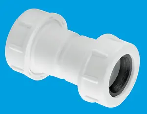 McAlpine R1M-CO Flexible to Rigid Overflow Pipe Straight Connector