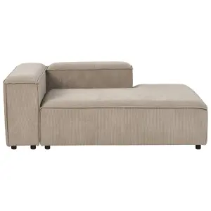 Left-Hand Corner Sofa ARDAL Taupe Left Hand