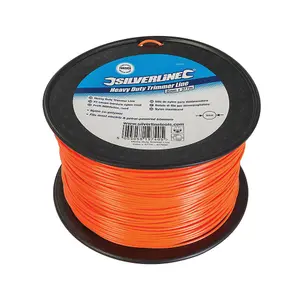 Silverline - Heavy Duty Trimmer Line - 2mm x 377m