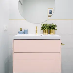 Rust-Oleum Pink Champagne Satin Bathroom Wood & Cabinet Paint 750ml