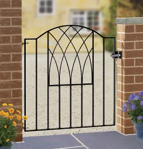 ABBI Metal Low Bow Top Garden Gate 955mm GAP x 942mm High VESC