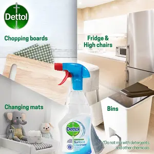 Dettol Antibacterial Surface Cleaner Spray 500ml x 3