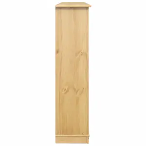 Shoe Cabinet Corona 99x32x124.5 cm Solid Wood Pine