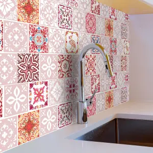 Walplus Malta Mediterranean Combo Tile Stickers