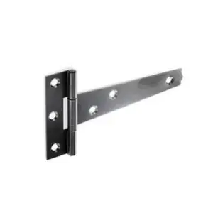 Securit Tee Hinges (Pair) Light Black (25cm)