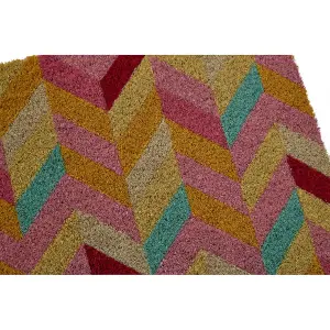 Interiors by Premier Chevron coir doormat