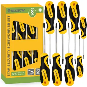 BLOSTM Star Security Screwdriver Set 8 Piece