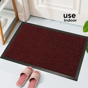 Caro Barrier Door Mat Red / 80cm W x 160cm L