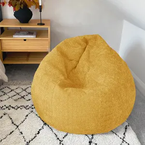 rucomfy Waffle Slouchbag Beanbag - Mustard