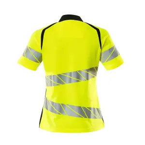 Mascot Accelerate Safe Ladies Fit Polo Shirt (Hi-Vis Yellow/Black)  (XXXXX Large)