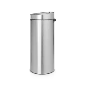 Brabantia 30 Litre Touch Bin Matt Steel