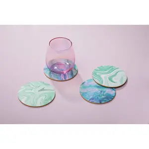 Maison by Premier Mimo Set Of 4 Cork Coasters