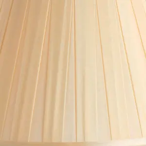 40cm Light Cream Silk Box Pleat Empire Table Floor Lampshade