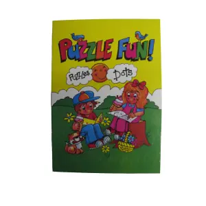 Puzzle Activity Book (Pack of 6) Multicoloured (One Size)